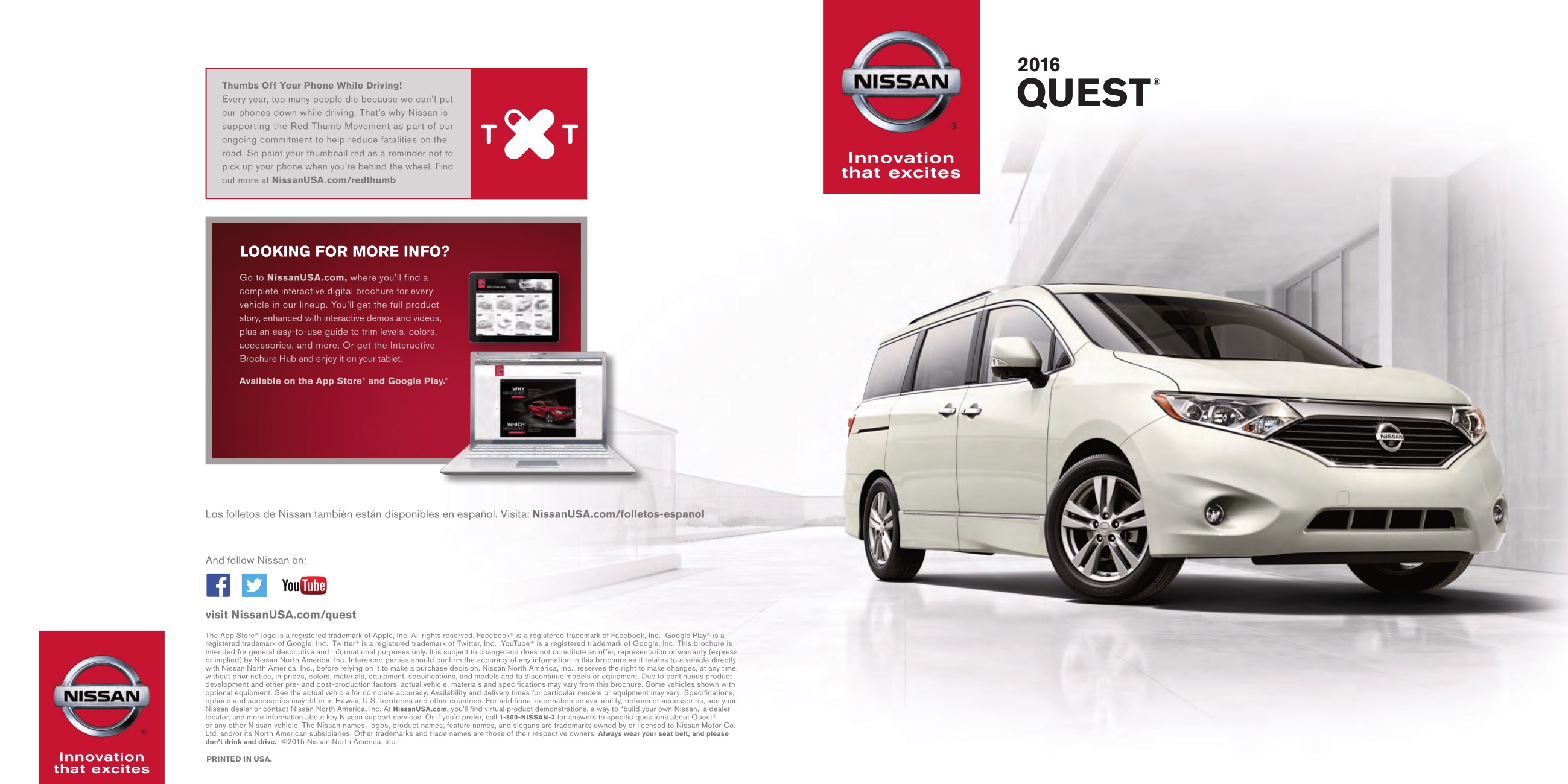 2016 Nissan Quest Brochure